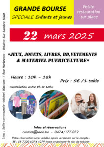 Brocante 22 mars 2025