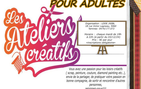 ateliers creatifs